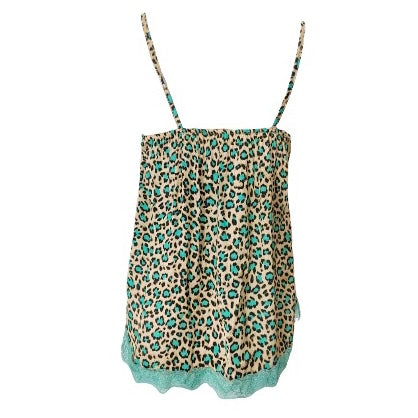 Leopard print camisole top