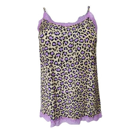 Leopard print camisole top