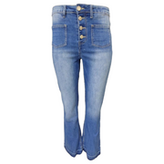 Hight waisted wide leg jeans